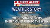 Forecast: Another round of storms expected on Wednesday