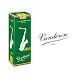 小叮噹的店- 法國 Vandoren TENOR JAVA 次中音薩克斯風竹片 綠盒 5片裝 T-JAVA