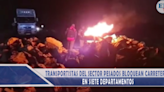 Transportistas del sector pesados bloquean carreteras en siete departamentos - El Diario - Bolivia