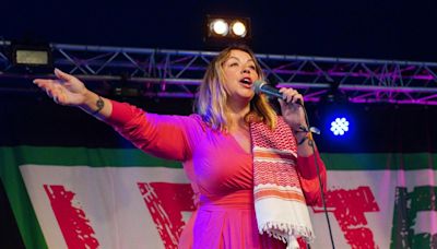 Charlotte Church sings ‘free Palestine’ with Glastonbury crowd