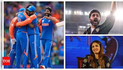 ... World Cup: Abhishek Bachchan, Ananya Panday, Raveena Tandon, Ajay Devgn and others congratulate team for historic winning finale against South ...
