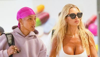 Christine McGuinness embraces close friend Roxxxan at Ibiza airport