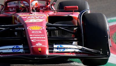 F1: Leclerc la rompió en los entrenamientos en Imola