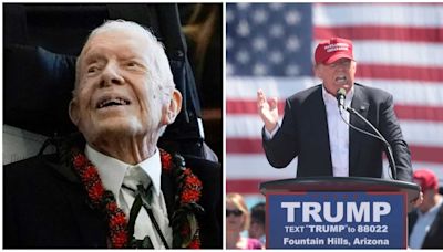 Trump makes birthday dig at Jimmy Carter, the longest-living former president who turned 100