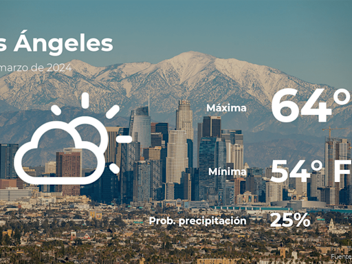 Pronóstico del tiempo en Los Ángeles para este viernes 29 de marzo - La Opinión