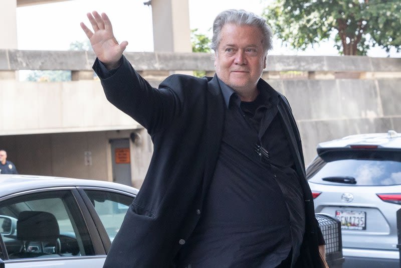 Steve Bannon reports to federal prison for contempt of Congress