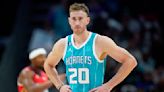 Gordon Hayward out indefinitely with fractured shoulder, which his wife said the Hornets had him play through