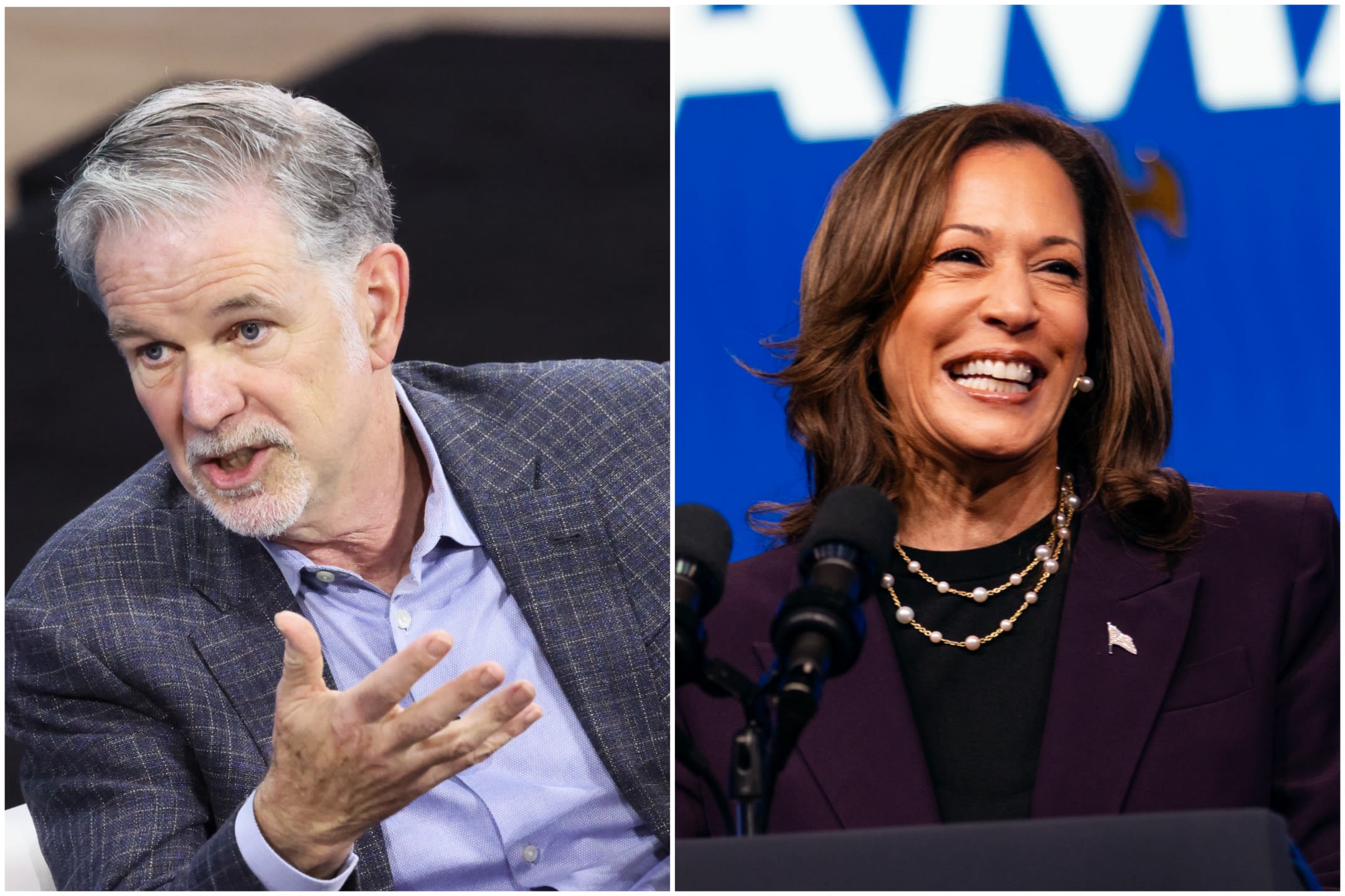 Netflix Co-Founder Reed Hastings Donates $7 Million Toward Kamala Harris’ Presidential Campaign