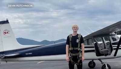 Man skydived from plane hours before deadly crash in western NC