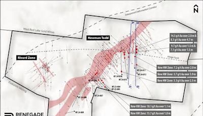 Renegade Gold Extends High-Grade Mineralization and Discovers New Zone at Newman Todd Project in Red Lake, Ontario