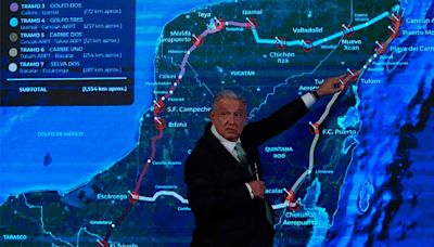 López Obrador espera que antes del 15 de septiembre el Tren Maya esté concluido