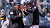 Yankees manager Aaron Boone is ejected 5 pitches into game vs. Athletics