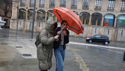 Asturias en alerta amarilla por lluvias: se esperan hasta 15 litros por metro cuadrado en una hora