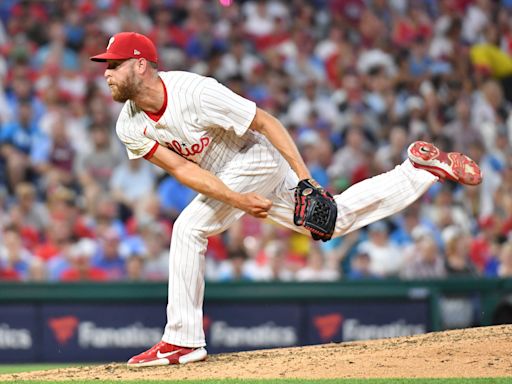 Phillies injuries piling up: Zack Wheeler pulled vs Dodgers as Schwarber, Harper return