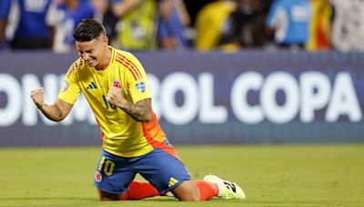 Un James Rodríguez rejuvenecido ilusiona a Colombia con levantar la Copa América
