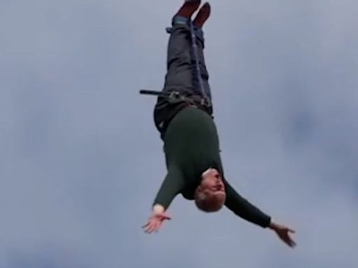 Watch: Ed Davey bungee jumps as Liberal Democrats kick off last week of general election campaign