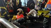 北市華中橋下迴轉道車禍 騎自行車婦人捲公車底手腳骨折