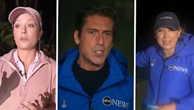 Celebrities facing Hurricane Milton at work: Dylan Dreyer, David Muir, Ginger Zee and more