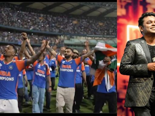 Virat Kohli, Rohit Sharma and Team India cricketers sing Vande Mataram at Wankhede Stadium, A R Rehman says "really emotional to see this"