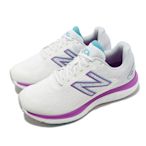 New Balance 慢跑鞋 W680 V7 D 寬楦 女鞋 白 紫 反光 緩震 路跑 運動鞋 NB 紐巴倫 W680WN7-D