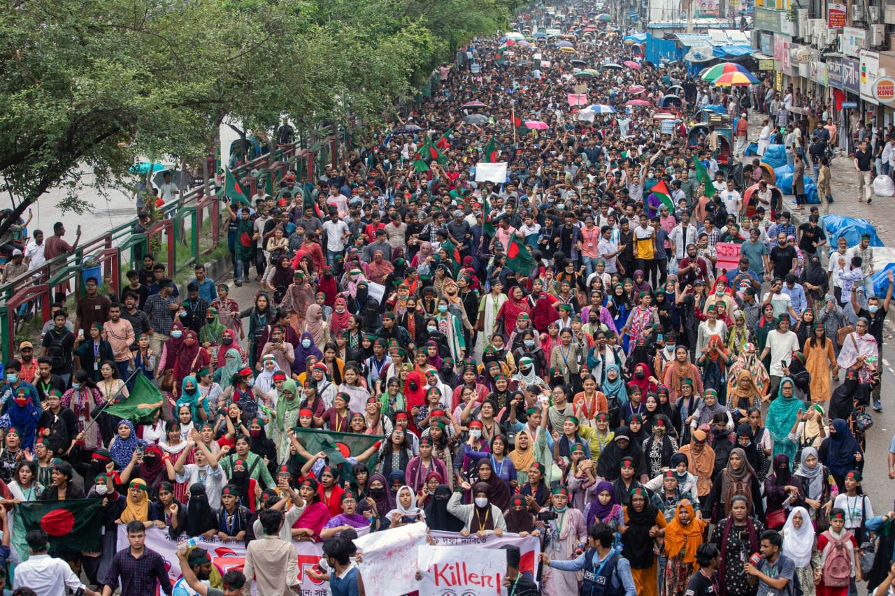 Violence in Bangladesh leaves 8 people dead, hundreds injured as protests continue