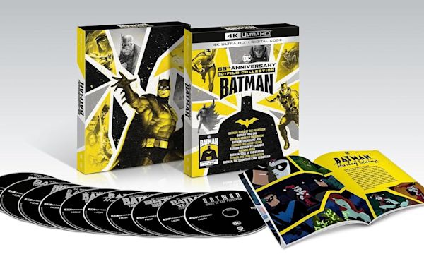 10 Animated Batman Movies Collected in 85th Anniversary 4K Ultra HD Blu-ray Box Set