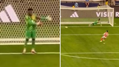 Fans in stitches as Onana's attempts at mind games go horribly wrong in shootout