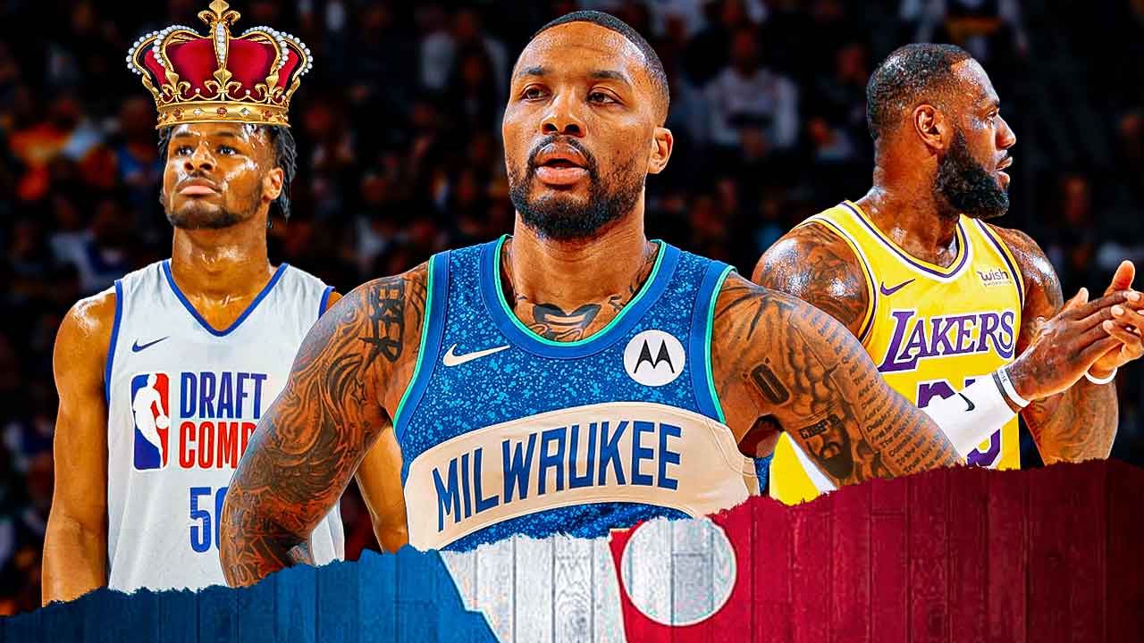 Damian Lillard's honest take on Bronny James' NBA Draft Combine display