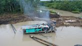 Mega operativo en Chocó: FFMM confiscan maquinaria de explotación ilegal de oro