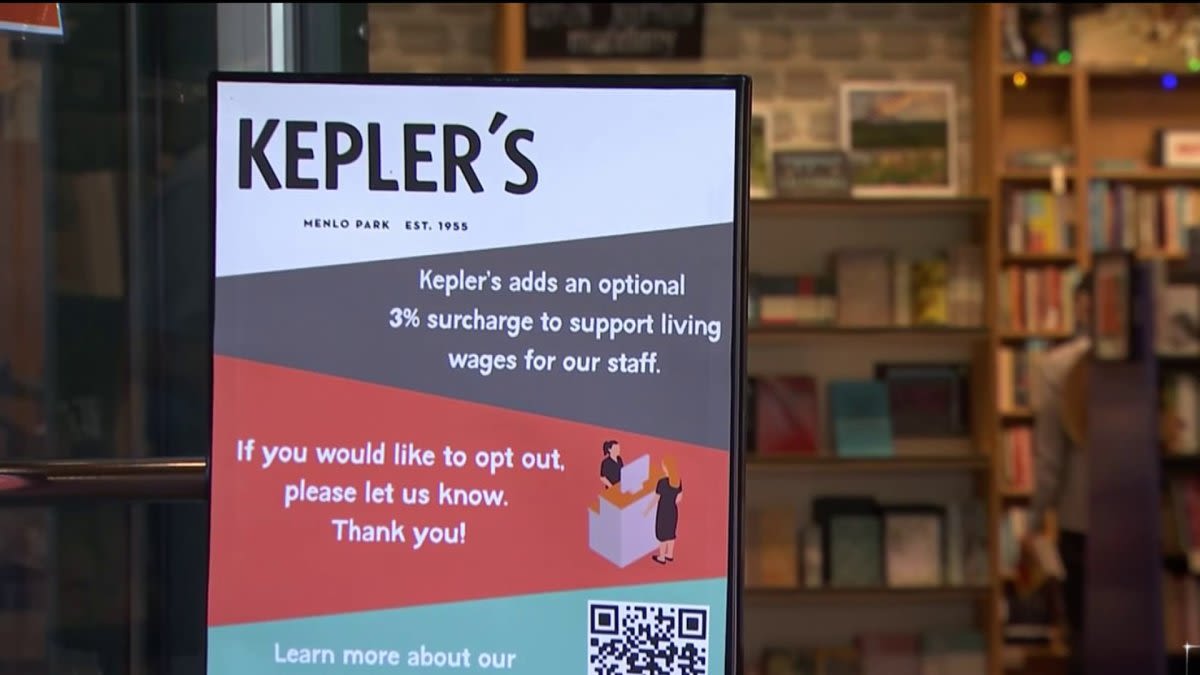 Menlo Park bookstore adding surcharge to help employees