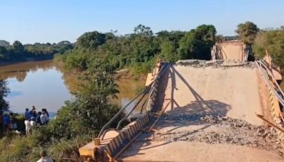 Santa Ana de Yacuma: autoridades activan rescate tras colapso de puente principal