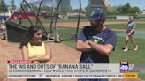 Final Quarter feature: Savannah Bananas teach FOX40’s Vanessa Romo “Banana Ball”