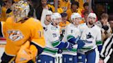 Boeser’s hat trick helps Canucks rally, push Preds to brink of elimination