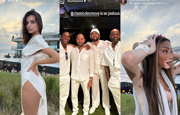 A 4th of July in social post photos: Emily Ratajkowski, Klay Thompson, Winnie Harlow and more celebs take fans inside Michael Rubin's star-studded party in the Hamptons