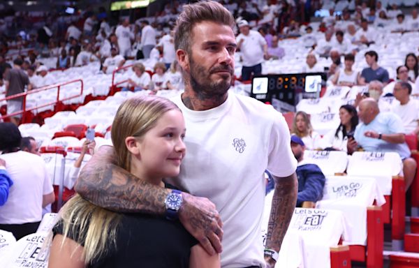 David Beckham’s Daughter Harper Is the Spitting Image of Her Dad in New Birthday Photo