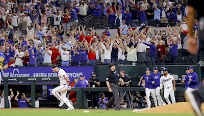 Rangers overcome disputed tip, top Cubs on Helm’s hit in 10th | Northwest Arkansas Democrat-Gazette