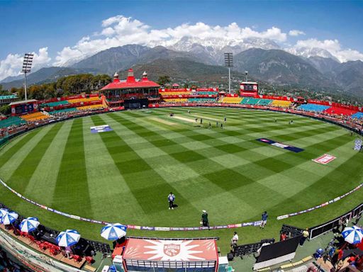 India's first-ever 'hybrid pitch' unveiled in Dharamsala | Cricket News - Times of India