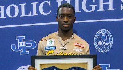 Terrion Arnold has jersey retired at JPII after becoming school's first draft pick