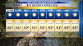 Tuesday 9-hour forecast: Warmer temperatures across El Paso