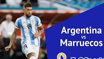 TyC Sports trasmitió la derrota 1-2 de la Selección Argentina ante Marruecos por TV y Online
