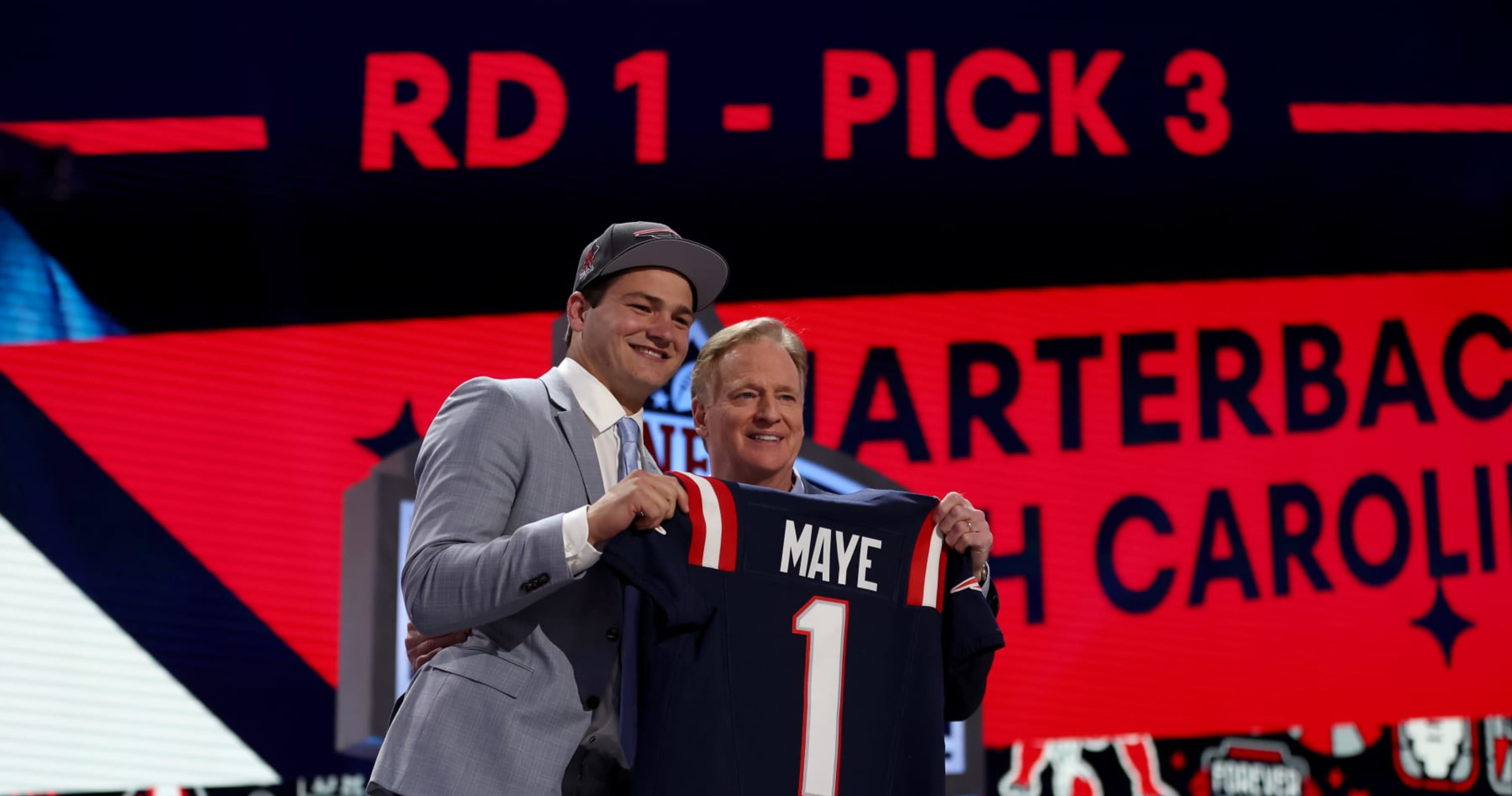 Drake Maye to Wear No. 10 Patriots Jersey, Makes Tom Brady Joke at Press Conference