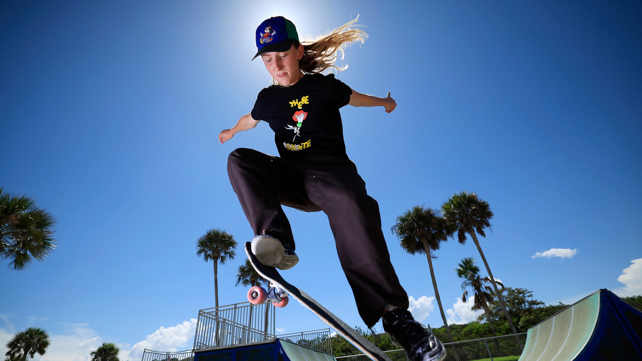 Fernandina Beach's Poe Pinson rides her skateboard to 'surreal' Paris Olympic experience