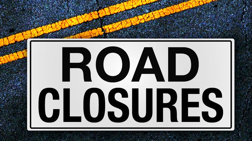 Road closures following Hurricane Francine