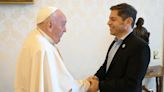 Axel Kicillof se reunió con el papa Francisco en el Vaticano