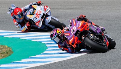 Jorge Martín se lleva la carrera sprint de MotoGP en Jerez tras la caída de Marc Márquez