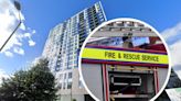 Tower block evacuated as eight fire engines tackle blaze