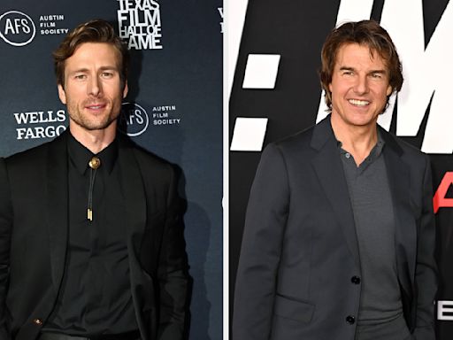 Fans Think They've Found The Pic Of Tom Cruise "Pranking" Glen Powell By Pretending Their Helicopter Was Crashing