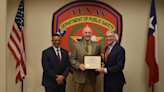 Texas Ranger receives 50 year safe driving award