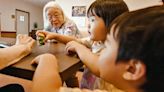 Toddlers are put to work spreading cheer at Japanese nursing home