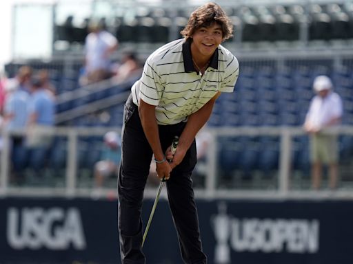 Charlie Woods shot tracker: Hole-by-hole updates from US Junior Amateur at Oakland Hills